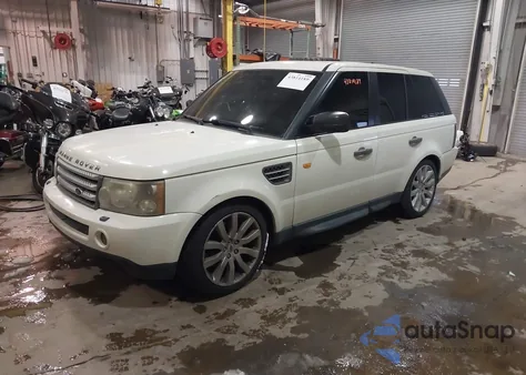 2007 Land Rover Range Rover Sport Supercharged из США, поврежденный, VIN SALSH23437A102496